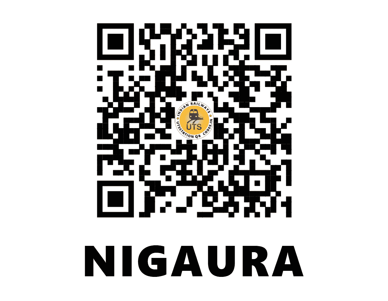 UTS QR Code for NIGAURA - NIQ - SB (MADHYA PRADESH)
